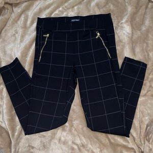 Black Square Stretchy Pants